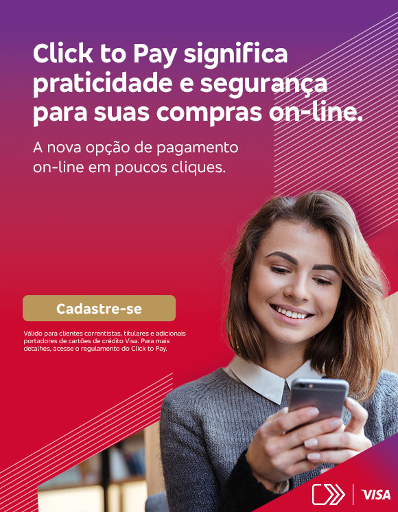 #BradescoAcessivel #ParaTodoMundoVer: Texto: Seguro Superprotegido para cartão de crédito. Segurança, tranquilidade, proteção e sorteios semanais de 12 mil reais. Saiba mais. 
              Imagem: Fundo nas cores vermelha e roxa, detalhes dourados. Texto na esquerda. No lado direito temos um cartão Bradesco Visa Signature, um cadeado e duas chaves.